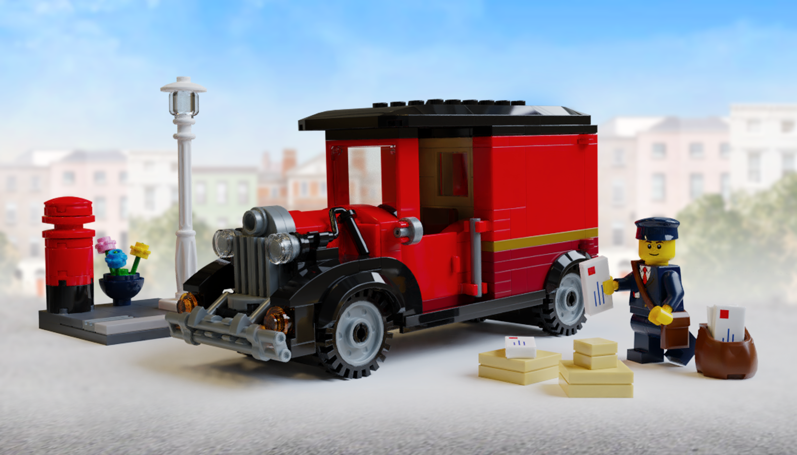 Lego best sale mail truck