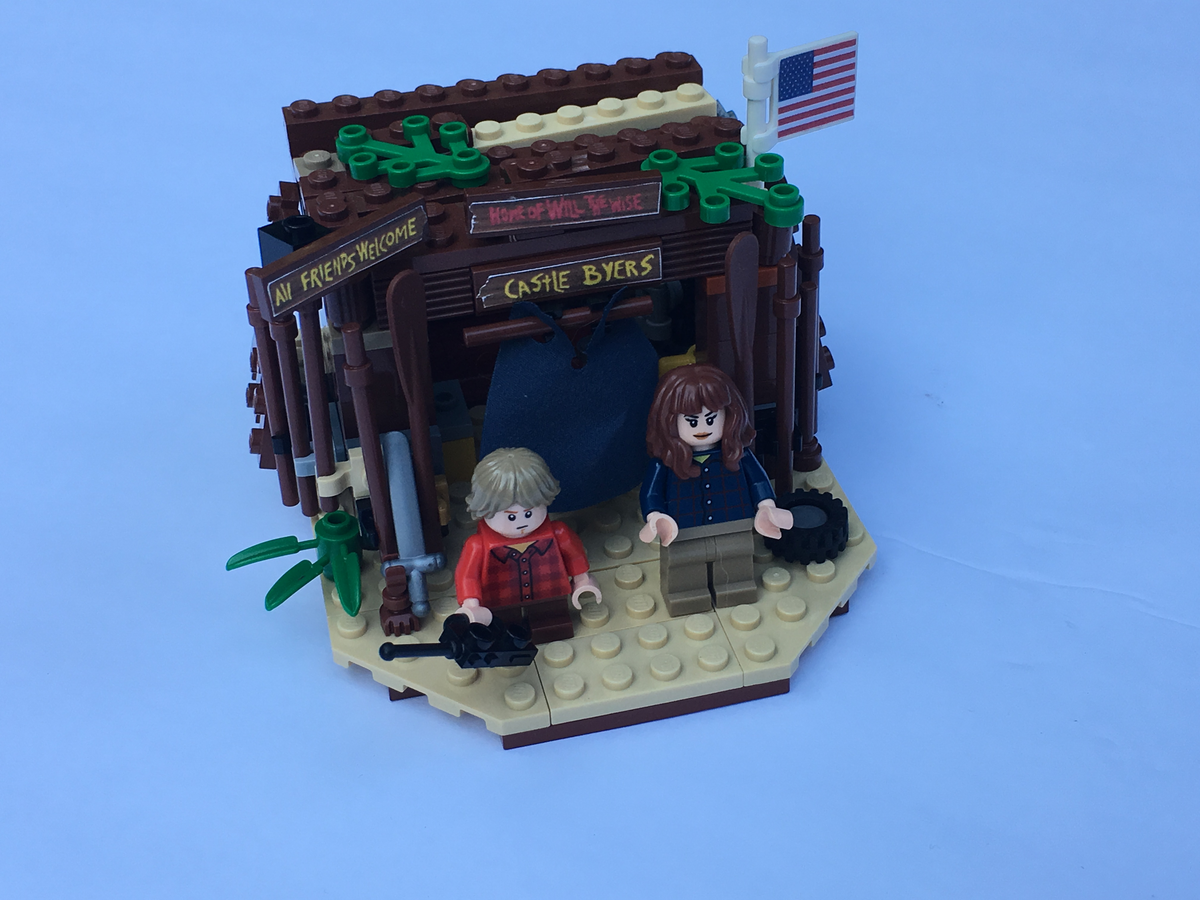 Stranger things discount lego castle byers