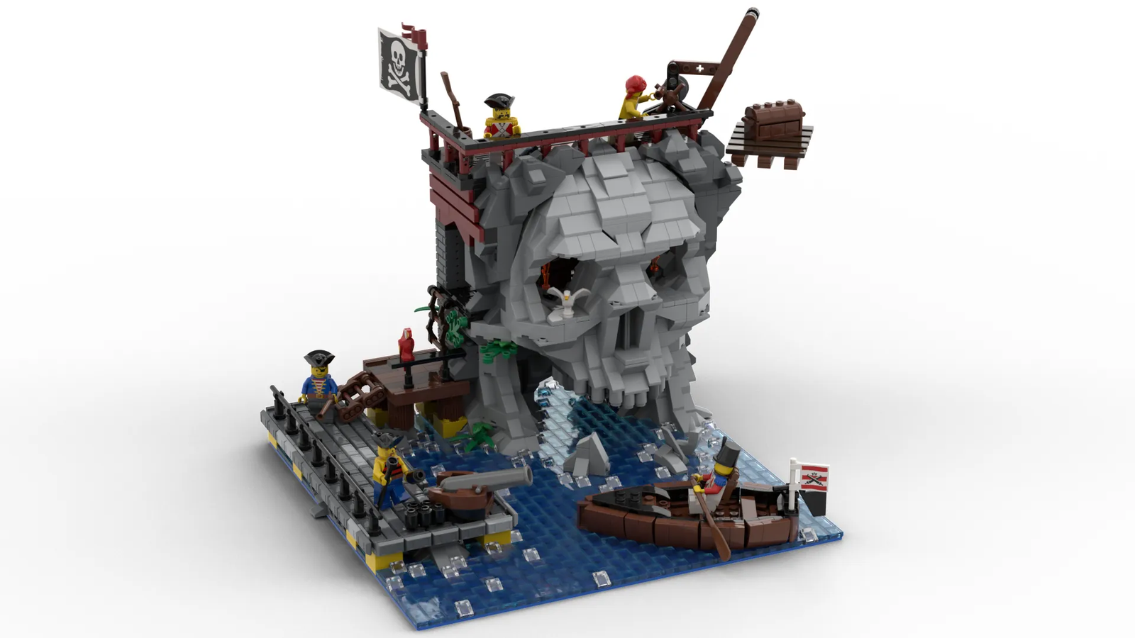 Lego skull sale island