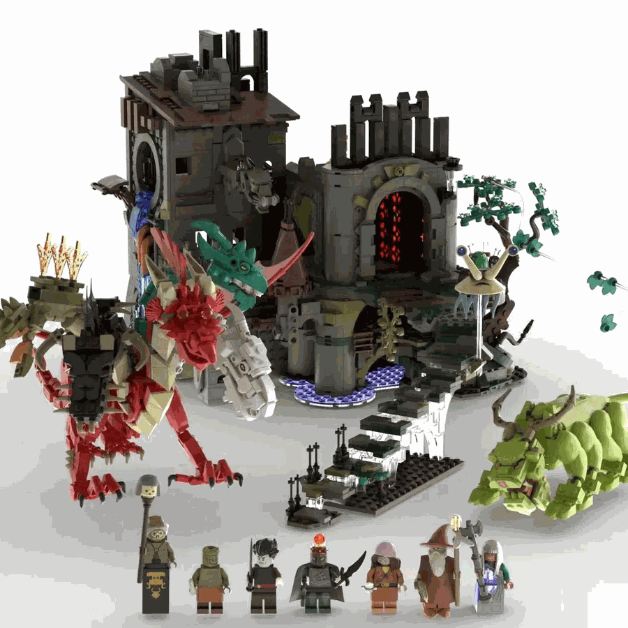 LEGO IDEAS 50 years of Dungeons & Dragons! Castle Fortress
