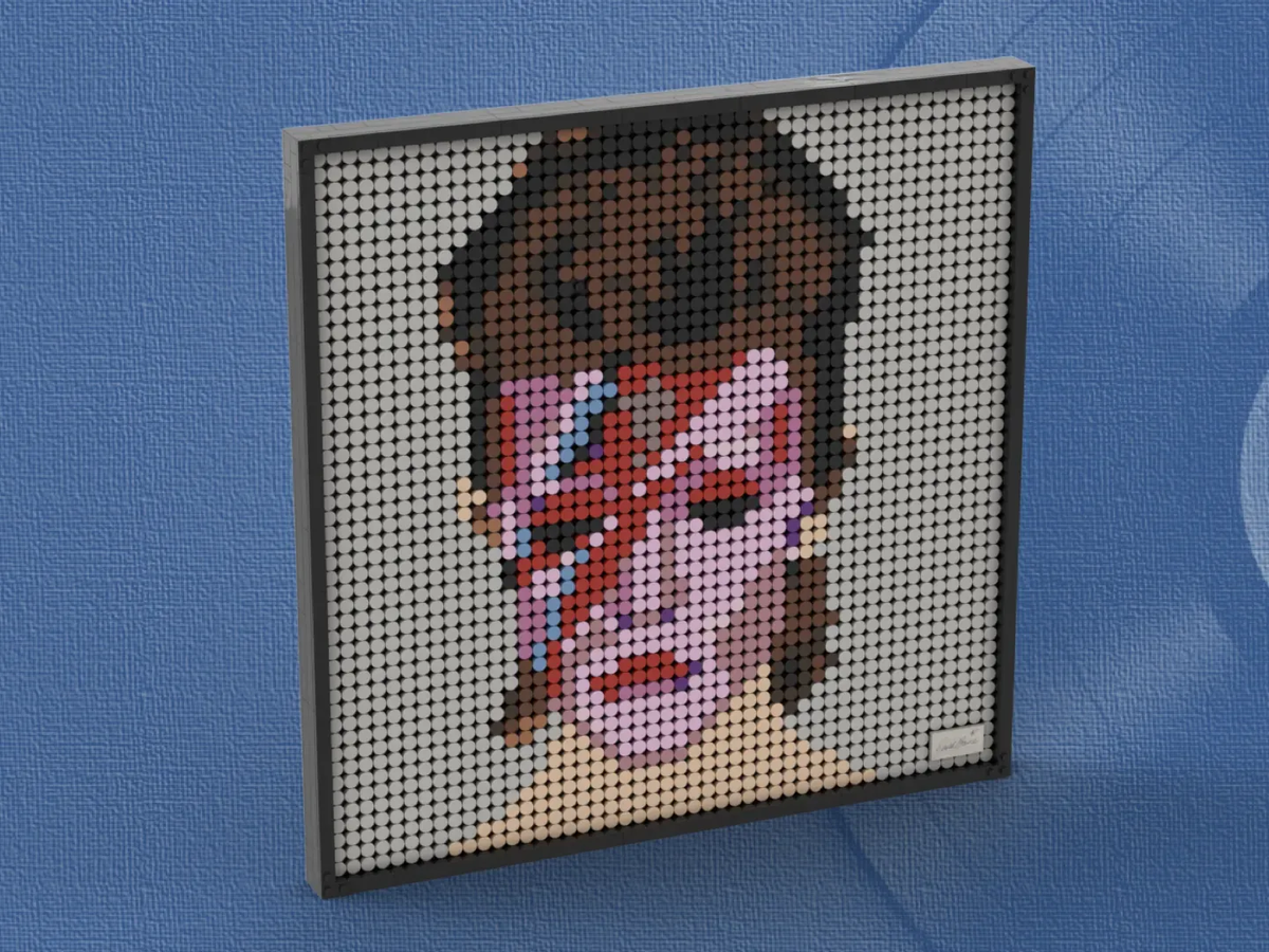 Bowie in Brick' Lego Art by Grifshead