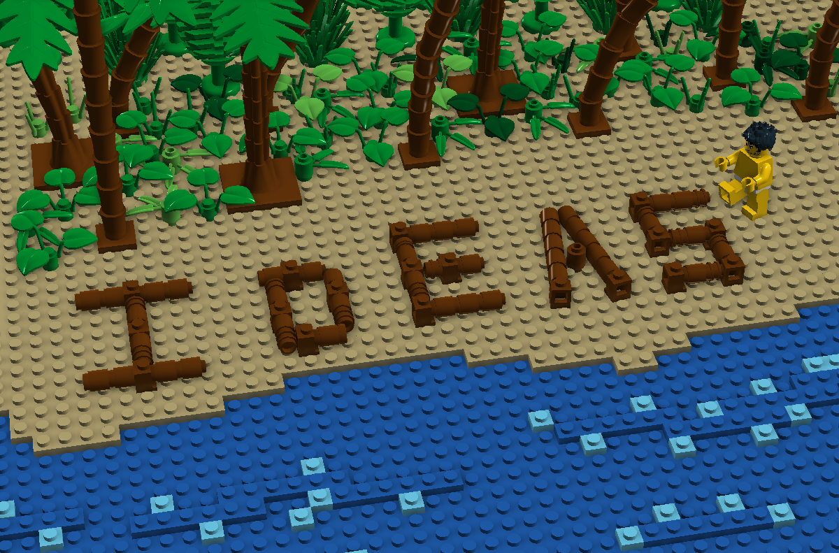 Lego desert hot sale island