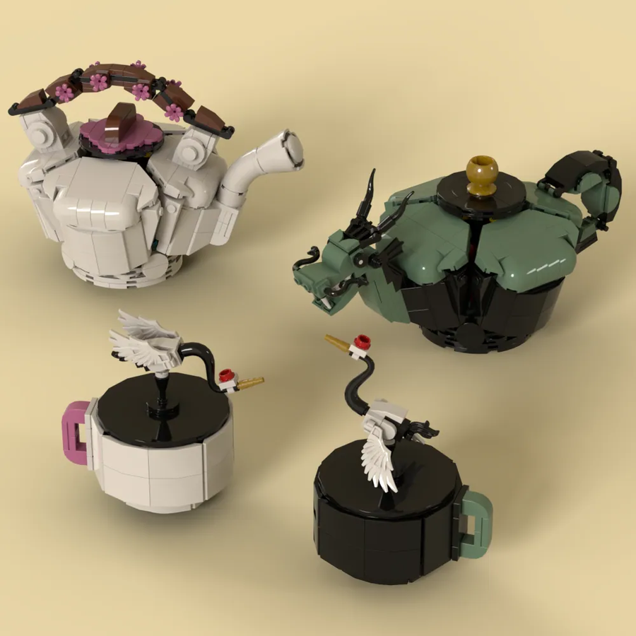 LEGO IDEAS Celebrate Japanese Culture Teapot Collection