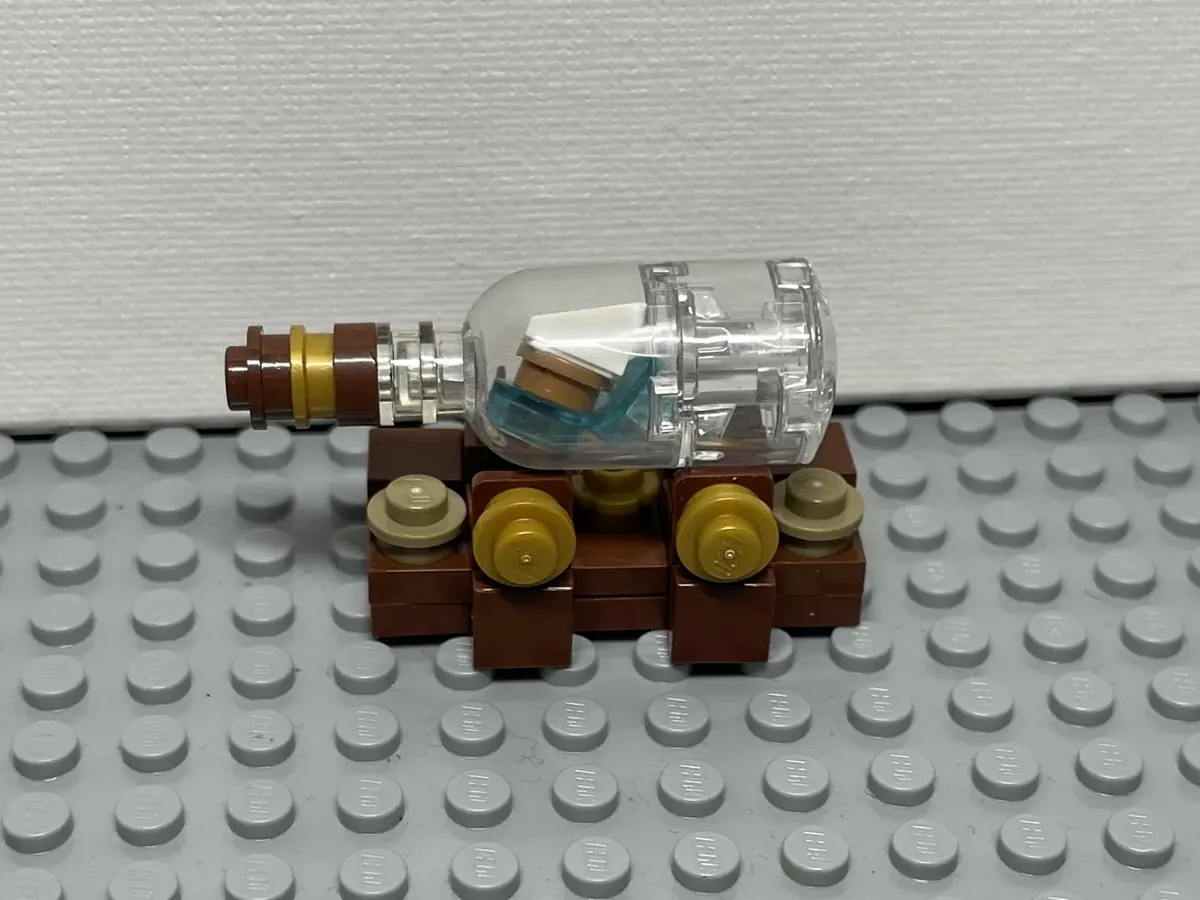 These Lego mini ships of all scales make a perfect display