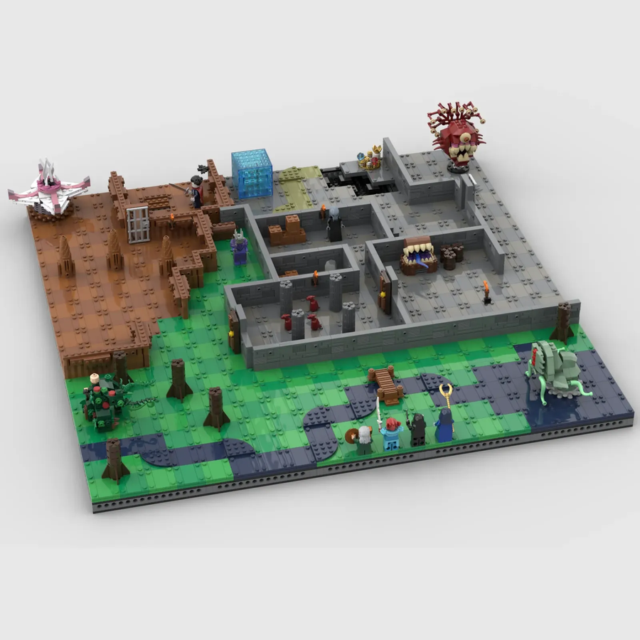 This official D&D Lego set doubles as a fully playable gaming map