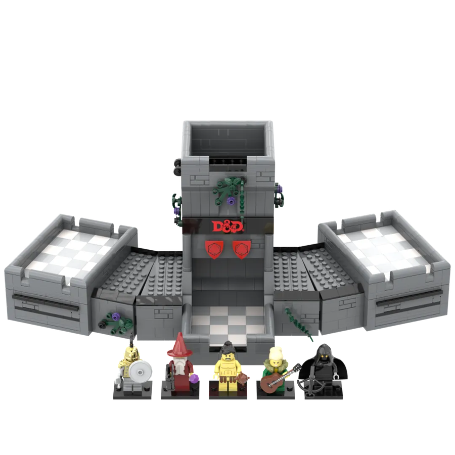LEGO IDEAS 50 years of Dungeons & Dragons! Modular Dice Tower DnD