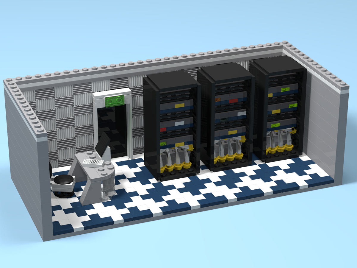 Lego store server rack