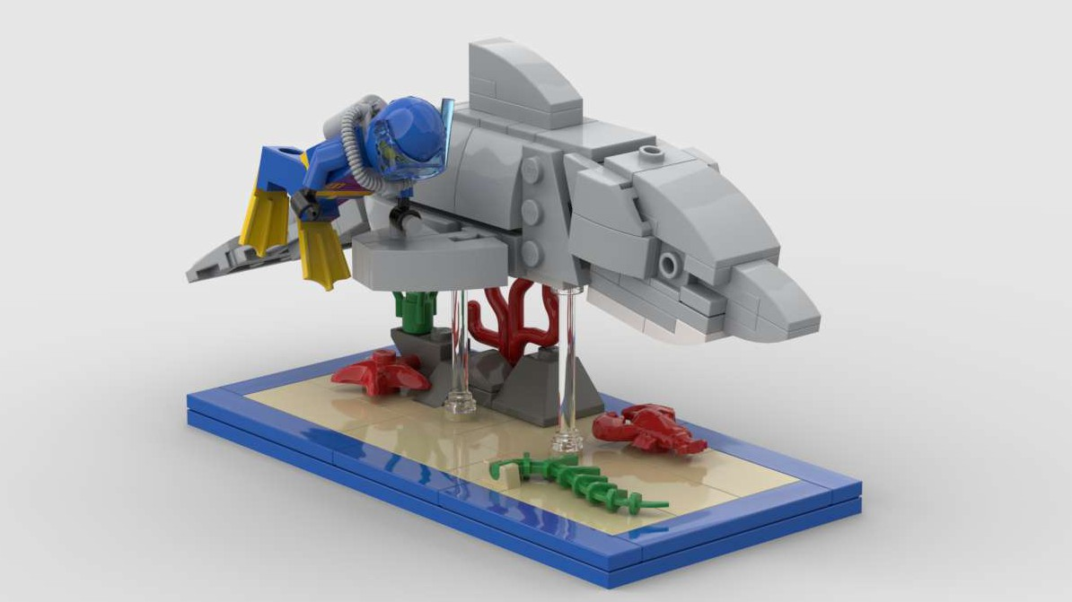 LEGO IDEAS Do you want to go to the seaside Swim With the Dolphin