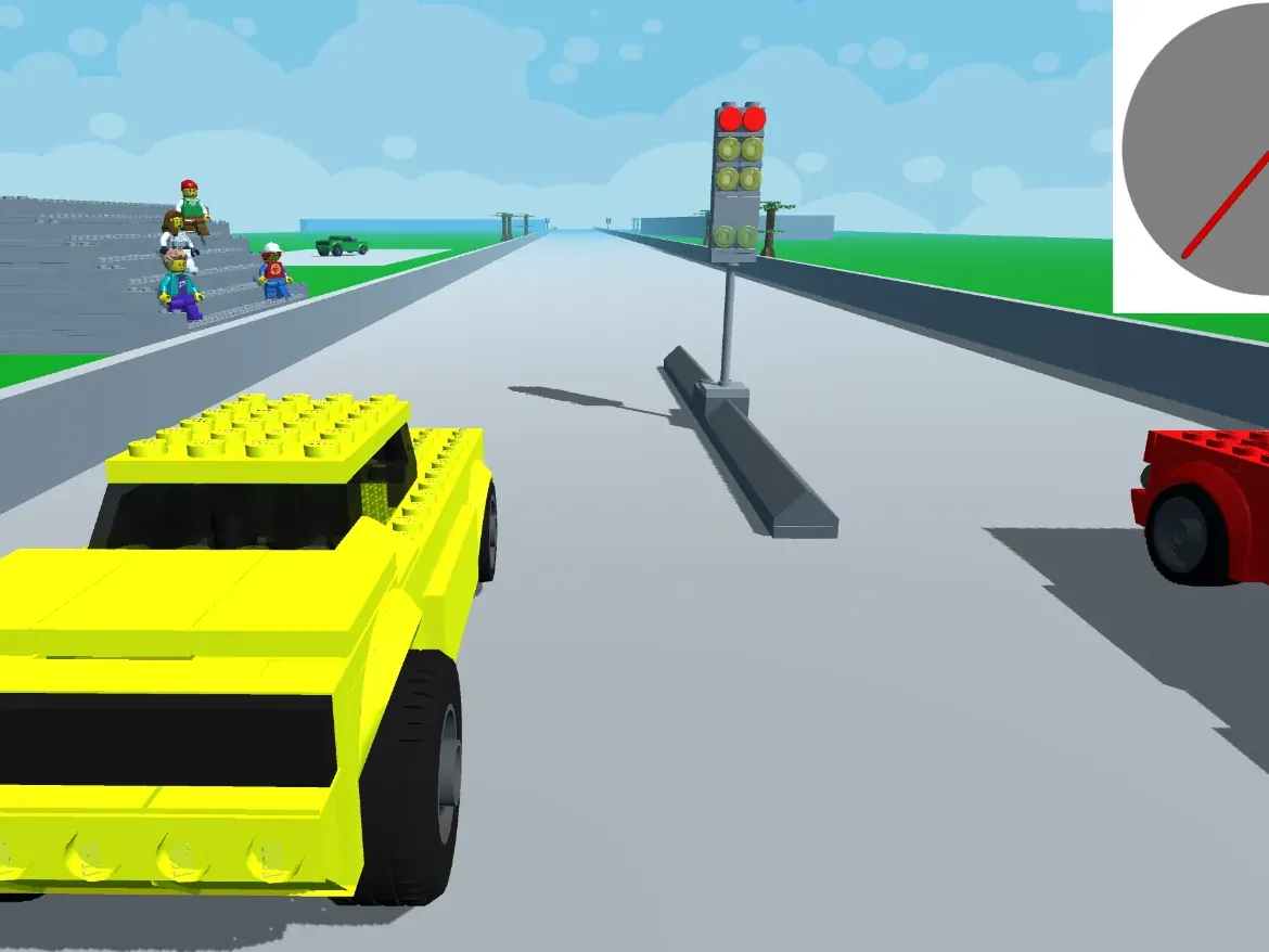 LEGO IDEAS The LEGO® NINJAGO® & 1Button Game Challenge ORIGINAL Drag Race