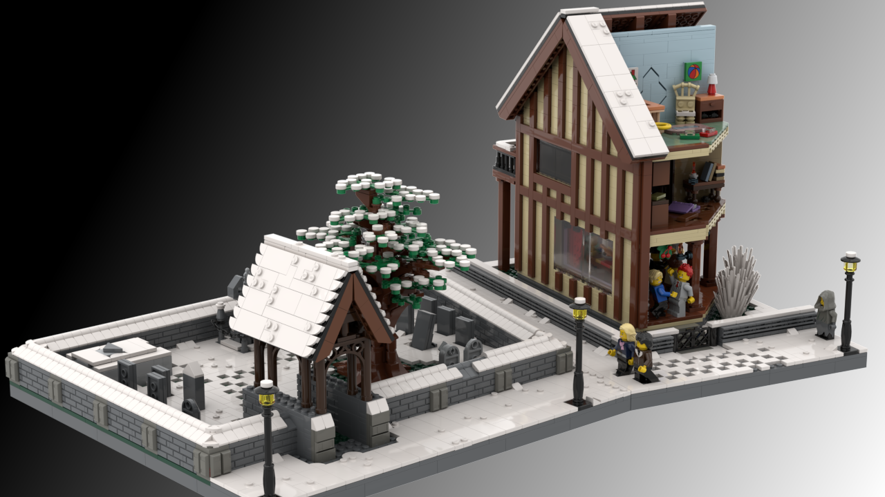 LEGO IDEAS Recreating a Magical Harry Potter Holiday Scene