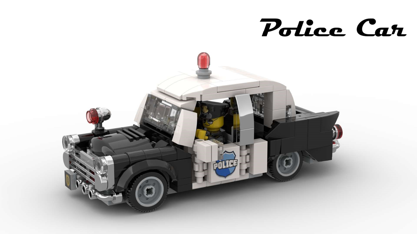 LEGO IDEAS Build a Vintage car to cruise the streets of LEGO Modular Buildings Vintage Police Car