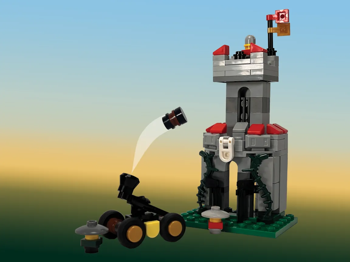 Lego kingdoms best sale outpost attack