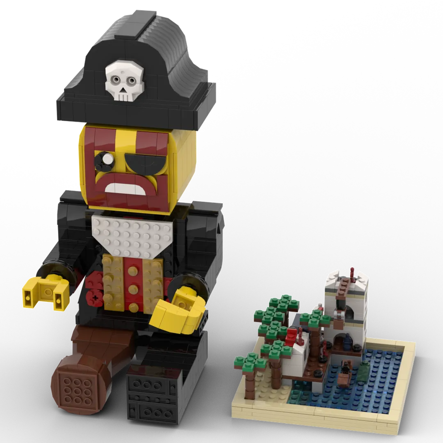 LEGO IDEAS 90th Anniversary Pirate Theme Celebrations Captain