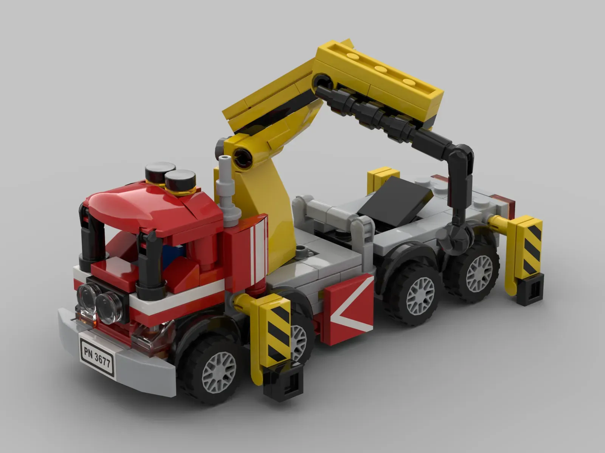 LEGO IDEAS - 90th Anniversary: Micro-Scale Celebrations! - 8258 Crane Truck  (2009)