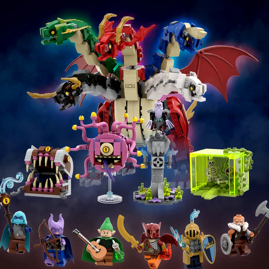 LEGO IDEAS 50 years of Dungeons Dragons 50 Years of