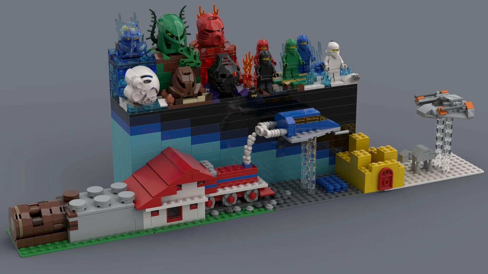 LEGO IDEAS - Celebrating 90 years of play in LEGO House! - Futuristic:  Video Game Robots!