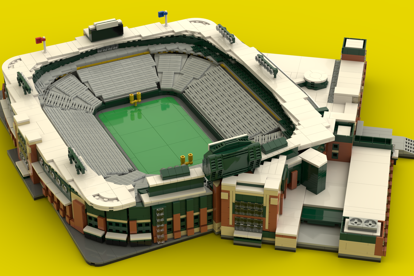 NFL Football Stadiums - Green Bay Packers Stadium - Lambeau Field