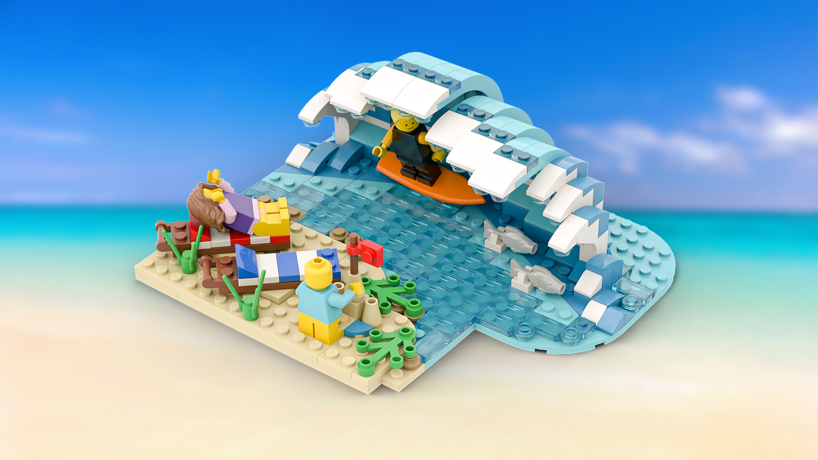 LEGO IDEAS Do you want to go to the seaside? Family Fun at the Beach