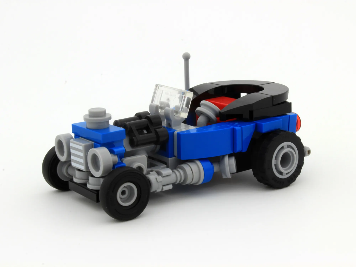 Lego hot cheap rod blue fury