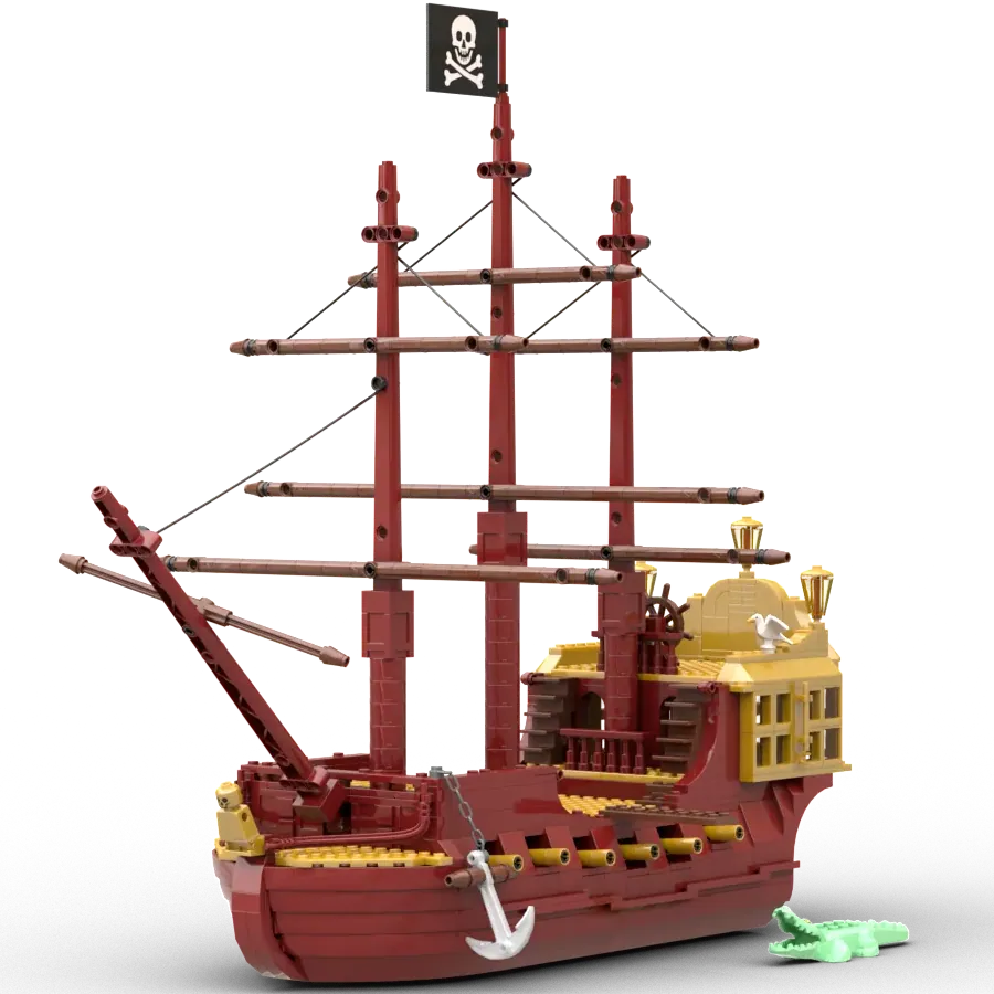 Peter Pan Captain Hook's Pirate Ship, The Jolly R