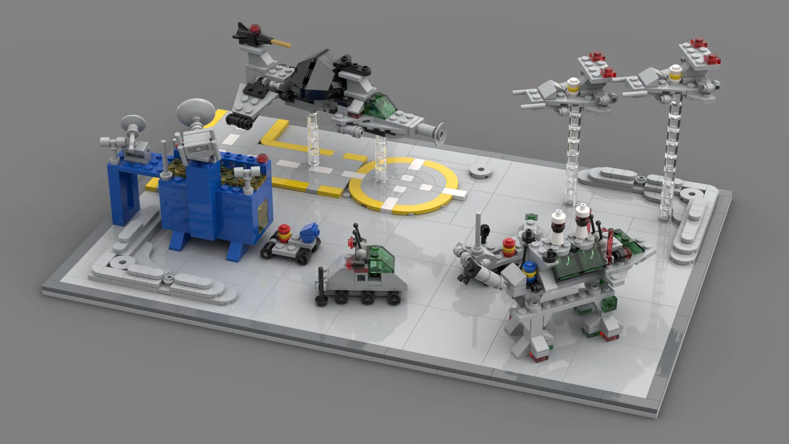 Lego hotsell space diorama