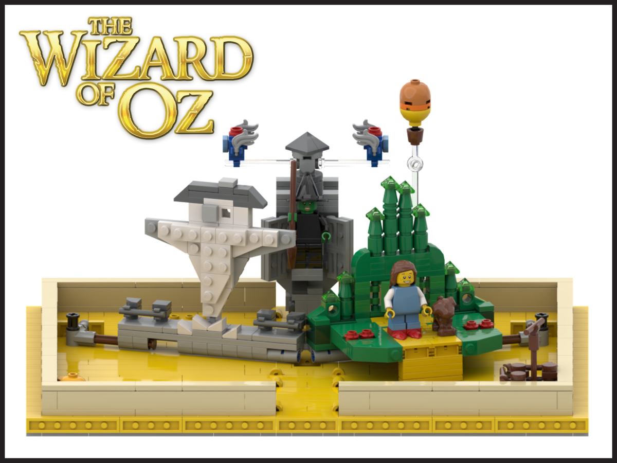 LEGO IDEAS Create a Bricktastic PopUp Story! The Wizard of Oz