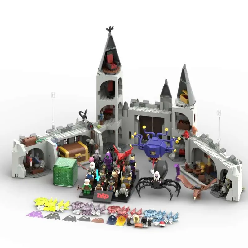 LEGO IDEAS 50 years of Dungeons Dragons Dungeons and