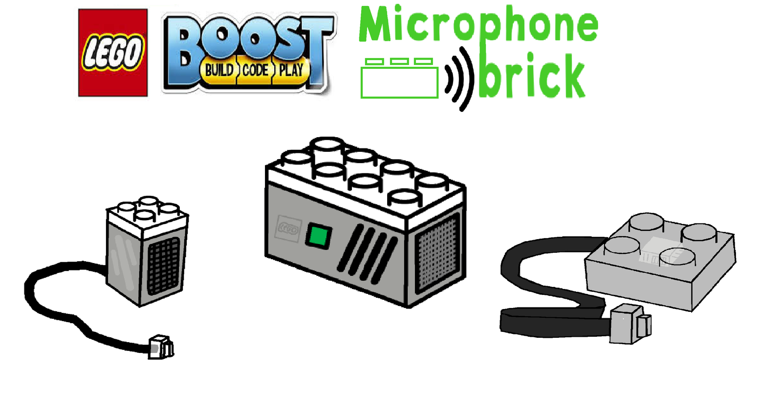 Lego 2024 boost microphone