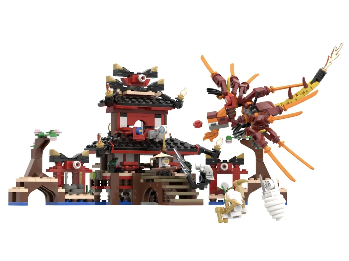 Lego ninjago fire discount temple