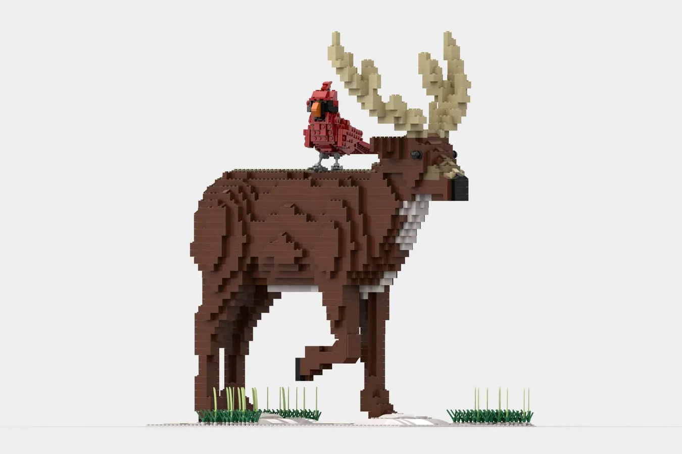 LEGO IDEAS Exhibit your creativity in The LEGO House Flora and Fauna Deer in the Snow