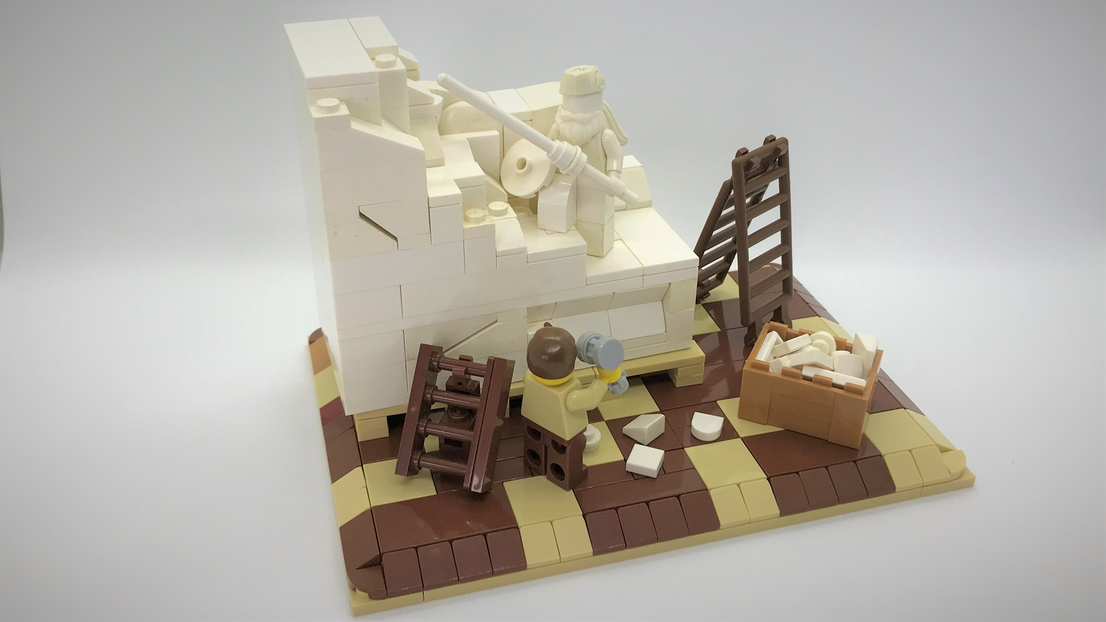 LEGO IDEAS Create ART to be enjoyed by all! Sculptor at Work