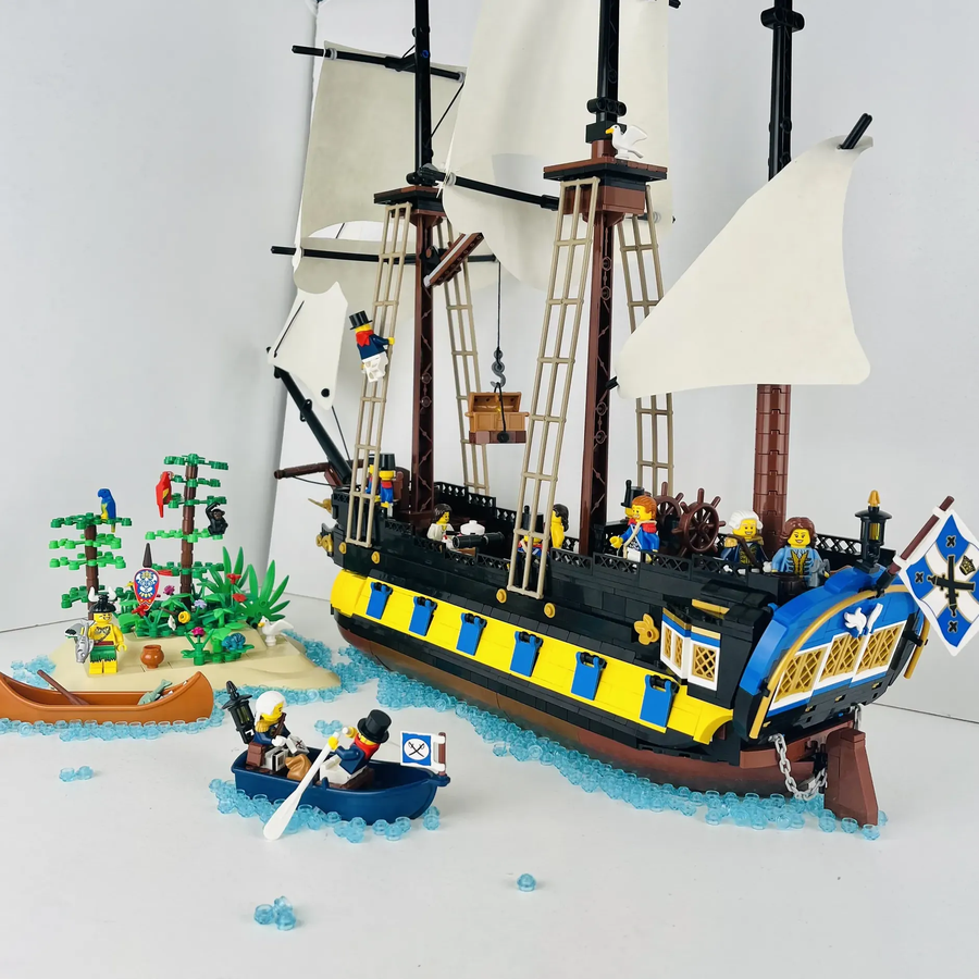 Lego royal hot sale navy ship