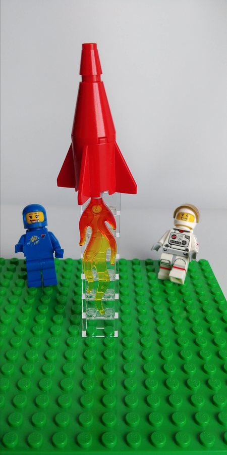 Lego store red rocket