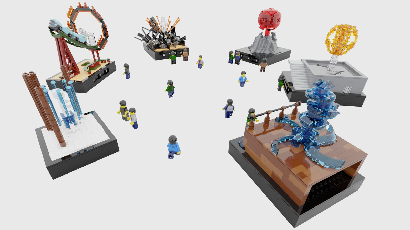 LEGO IDEAS 10 Years of LEGO NINJAGO Exhibit of True Potential