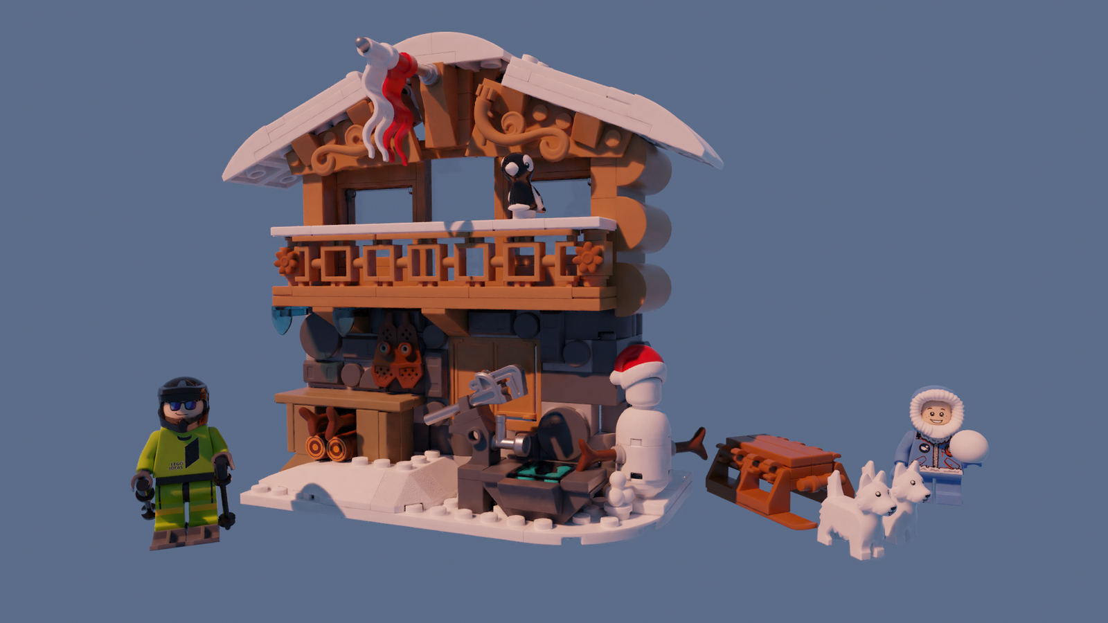 Lego ideas winter online chalet