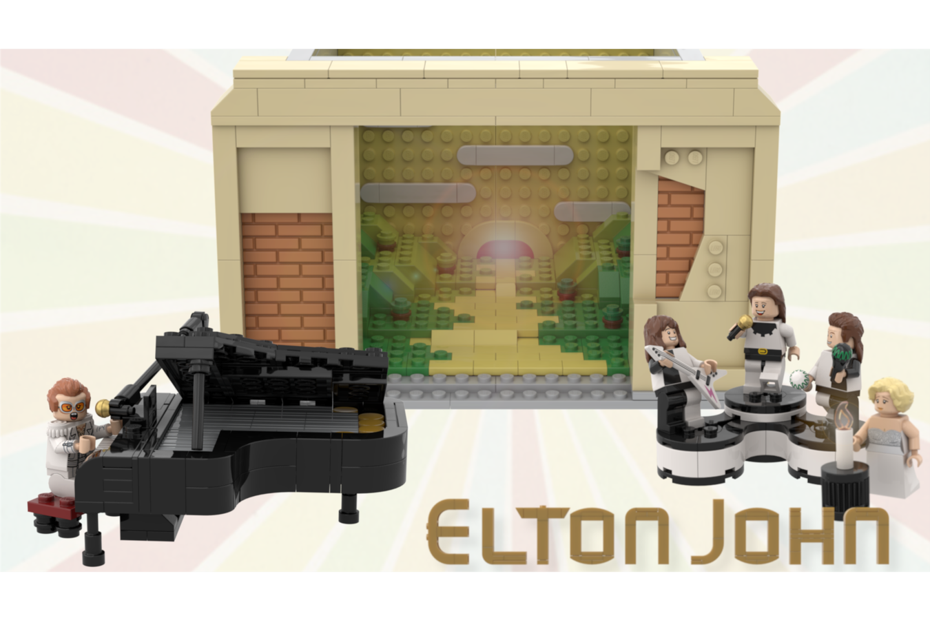 LEGO IDEAS Music to our ears Elton John Goodbye LEGO Brick Road