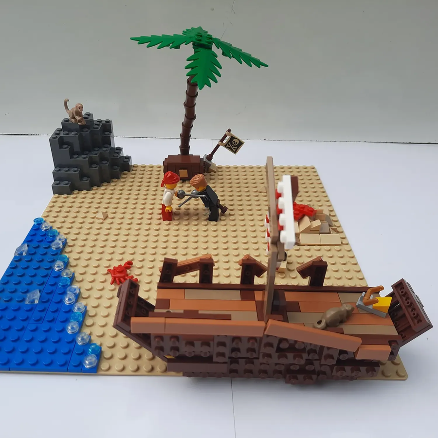 Easy lego pirate discount ship