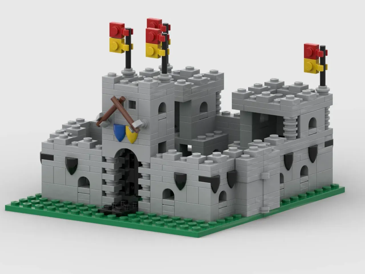 Easy best sale lego castle