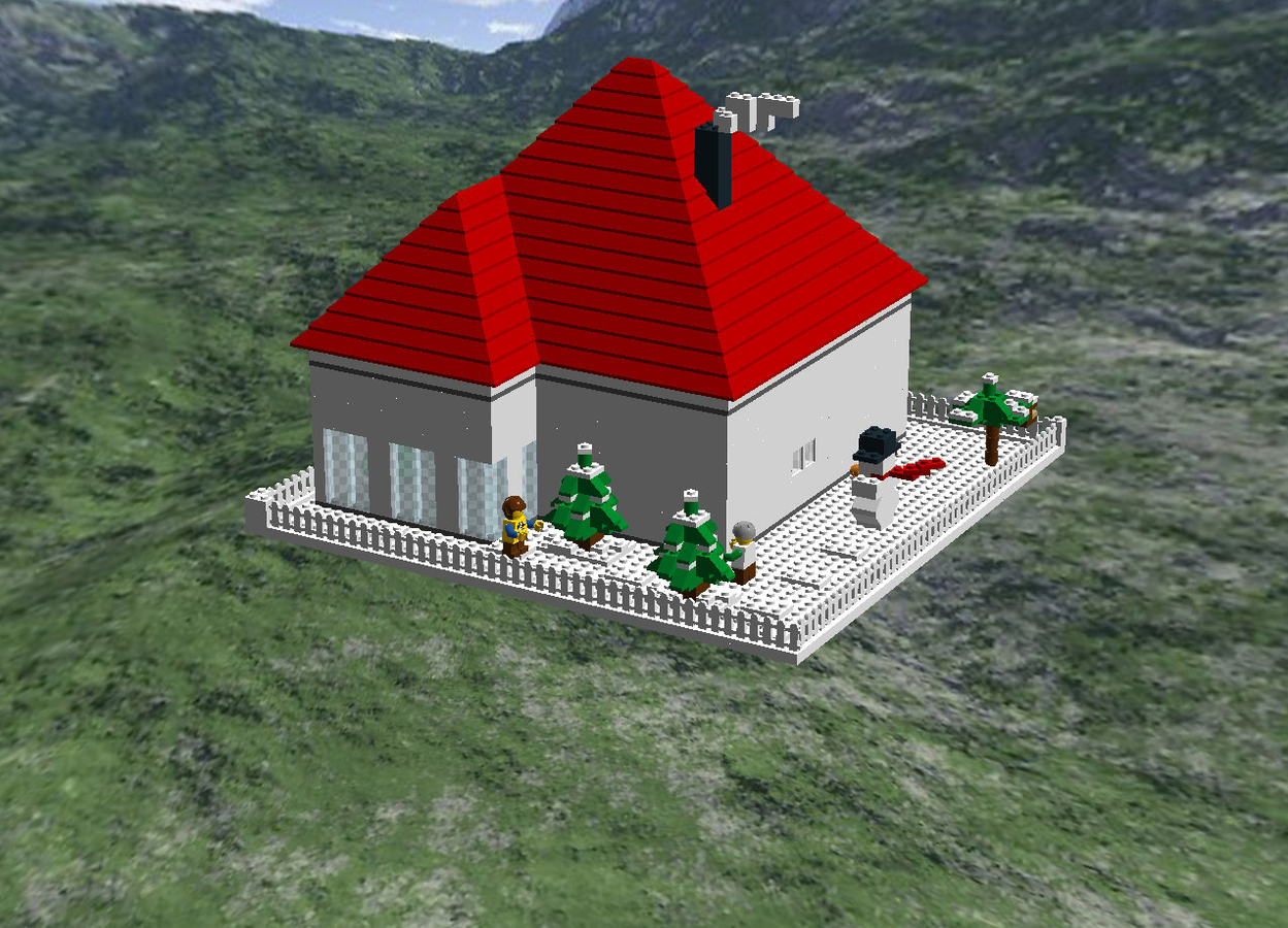 Måne Fortæl mig Supermarked LEGO IDEAS - Winter House with Red Roof