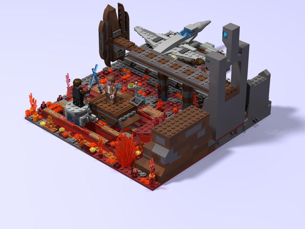 LEGO IDEAS Duel on Mustafar