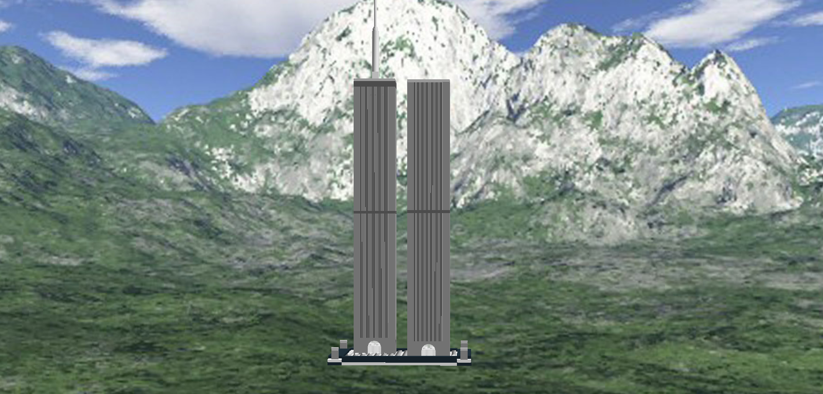 LEGO IDEAS Twin Towers 1 and 2 WTC Lego Replica