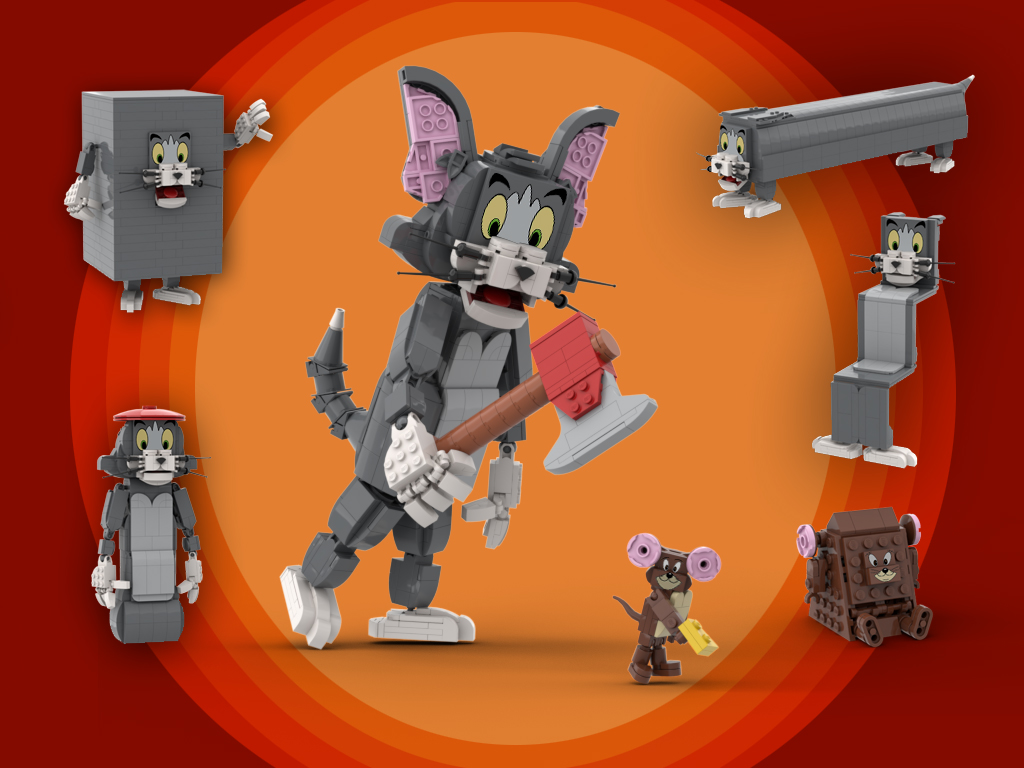 LEGO IDEAS - Tom And Jerry 80th Anniversary Figures