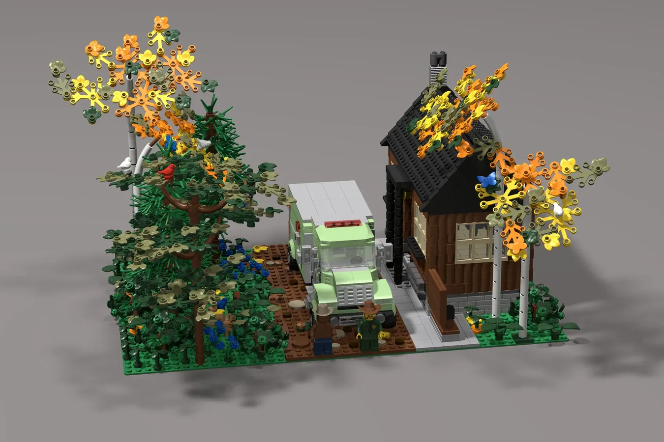 LEGO IDEAS - Smokey Bear & Ranger Station