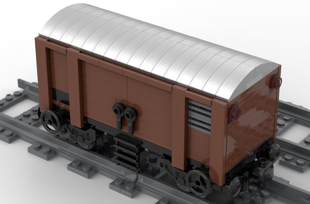 LEGO IDEAS Wooden Cargo Train Car