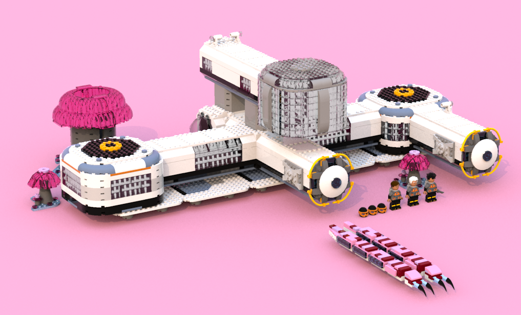 LEGO IDEAS Subnautica Degasi Seabase at Jellyshroom Caves