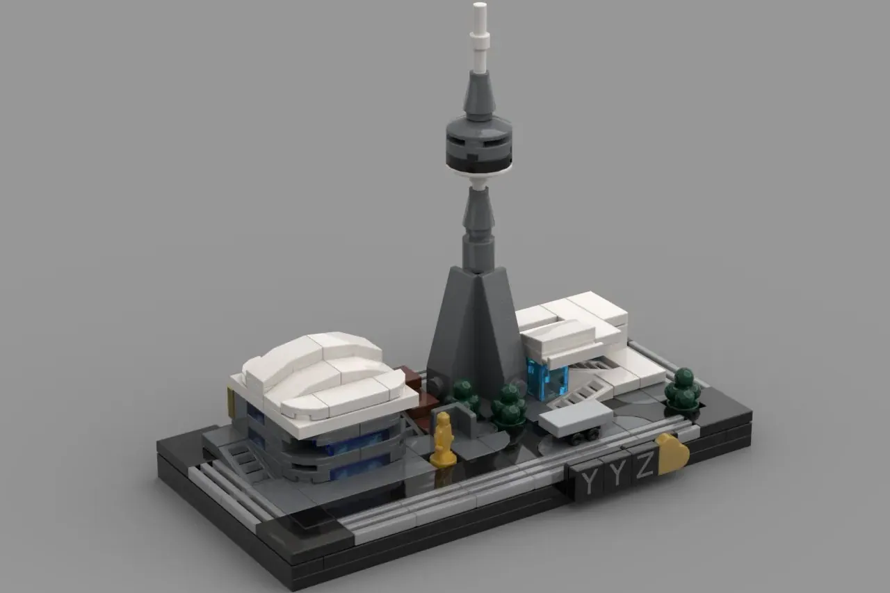 LEGO IDEAS Toronto Skyline Rogers Centre Cn Tower