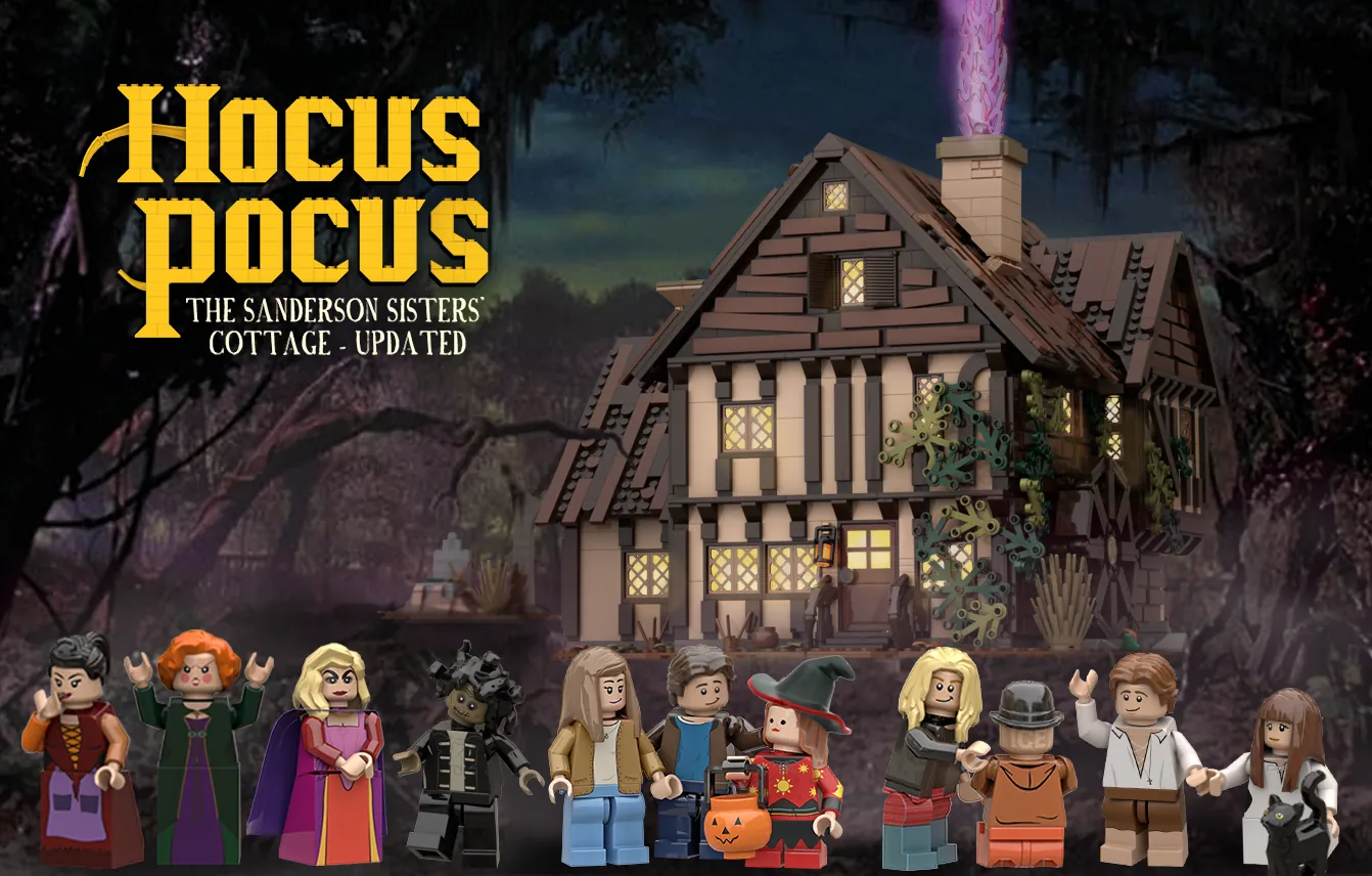 LEGO IDEAS - Hocus Pocus - The Sanderson Sisters' Cottage - UPDATED