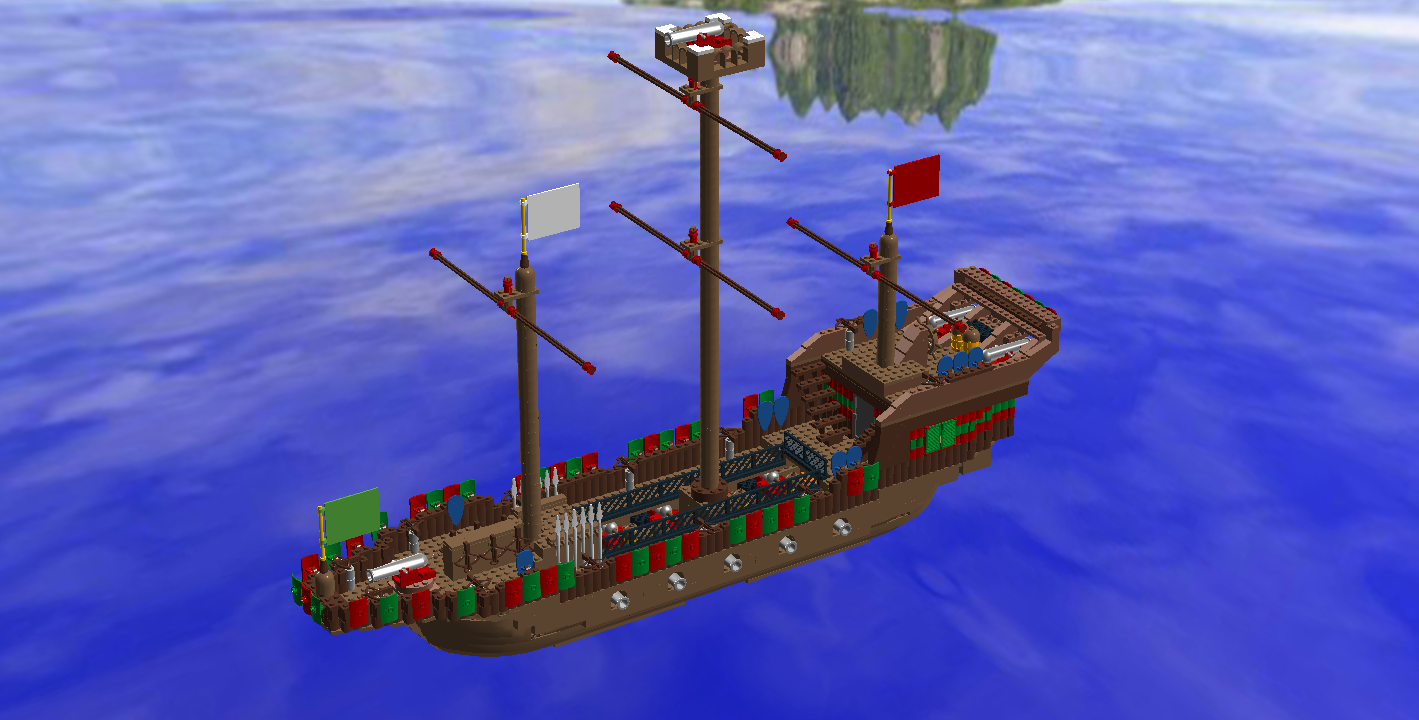 lego medieval ship