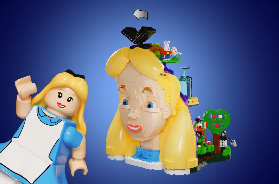 Alice in Wonderland Custom DIY Lego Minidoll Makeover - Make