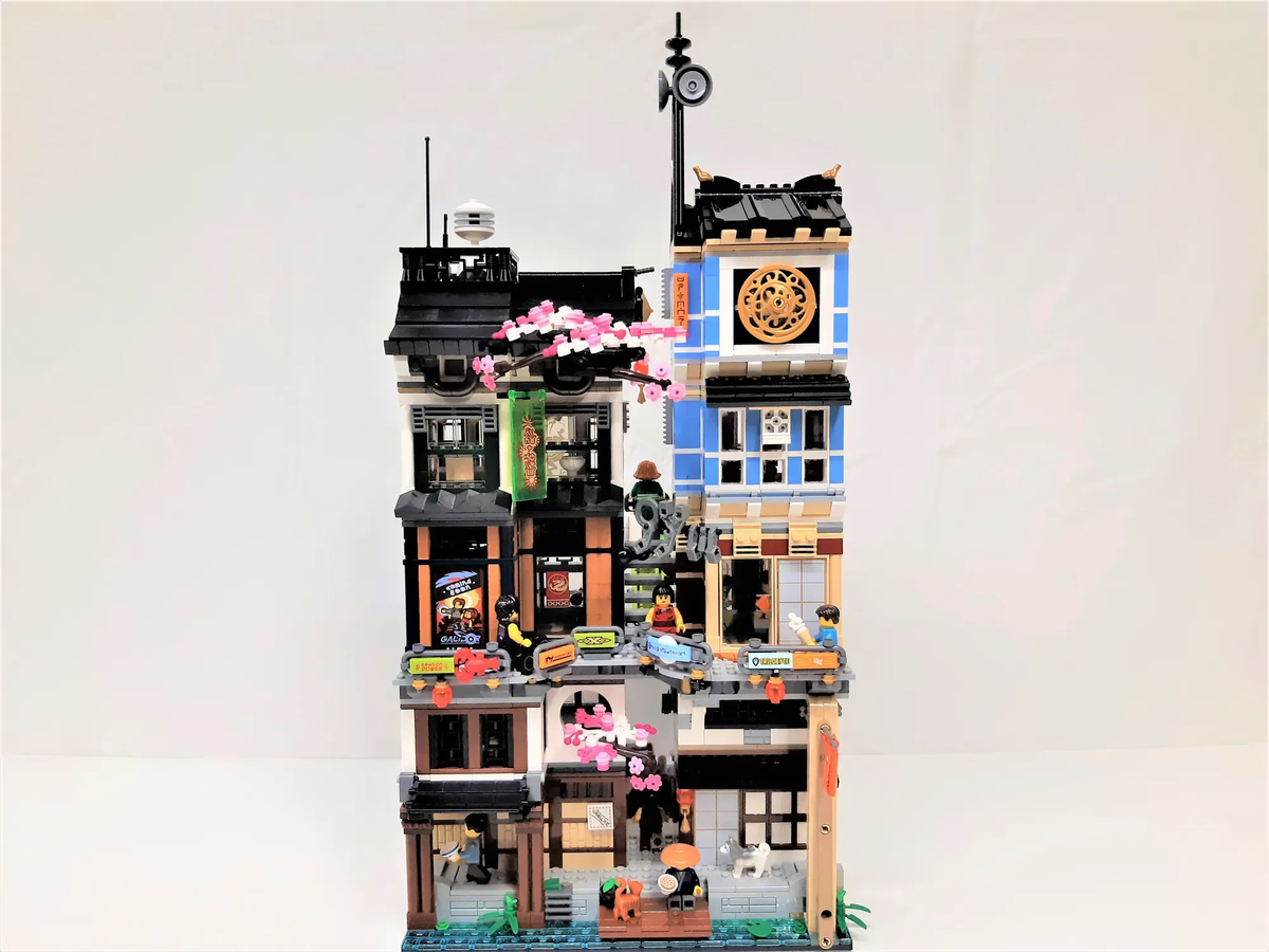 Ninjago best sale city modular